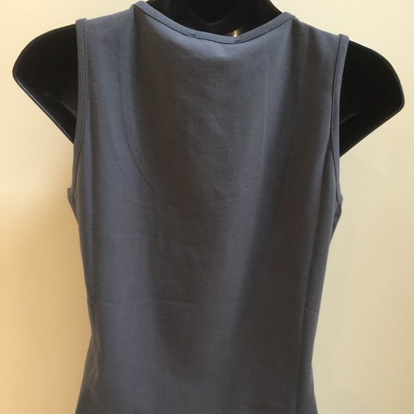 Yest Yippie 9813 Woman's Burr Fashion Tank Top Steel Grey Various Sizes 8 and 10 - Picture 3 of 7
